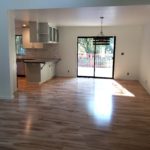 Harwood floors and new kitchen
